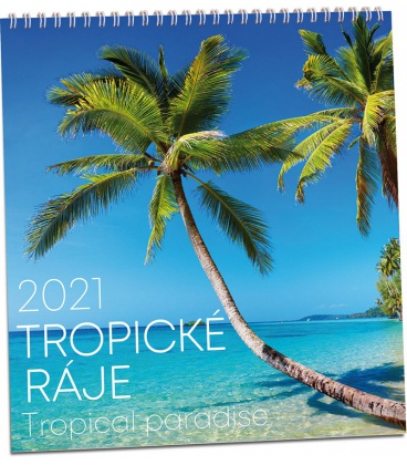 Wandkalender Tropické ráje 2021