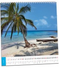 Nástěnný kalendář Tropické ráje 2021