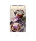 Wall calendar Provence (motive on the wooden material) 2021
