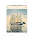 Wandkalender Sailing (Motiv auf Holzmaterial) 2021