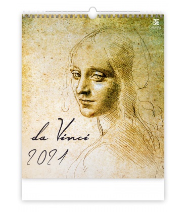 Nástěnný kalendář Leonardo da Vinci 2021