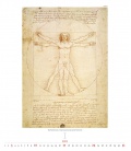 Wall calendar Leonardo da Vinci 2021