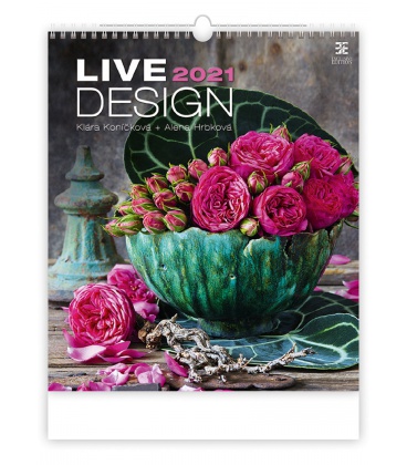 Nástěnný kalendář Live Design 2021