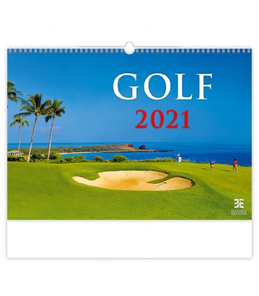 Wandkalender Golf 2021