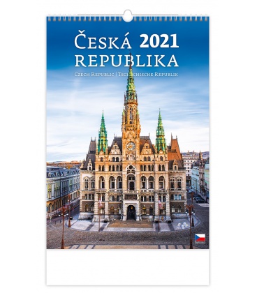 Nástěnný kalendář Česká republika/Czech Rupublic/Tschechische Republik 2021