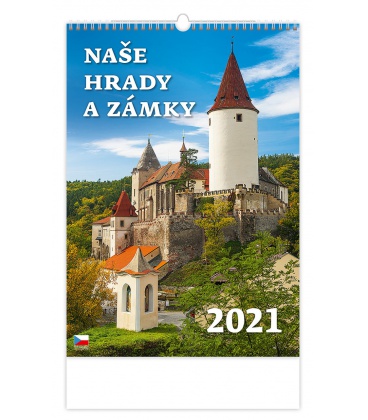 Wandkalender Naše hrady a zámky 2021