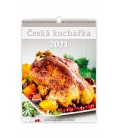 Nástěnný kalendář Česká kuchařka 2021