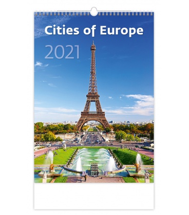 Wall calendar Cities of Europe 2021