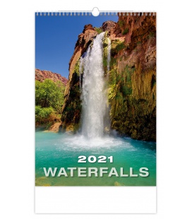 Wall calendar Waterfalls 2021