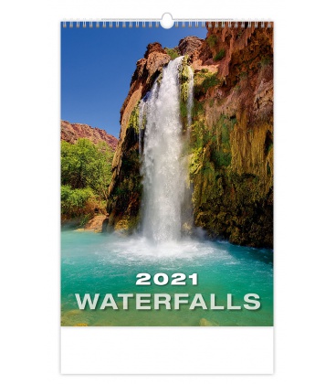 Wandkalender Waterfalls 2021