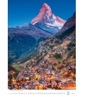 Nástěnný kalendář Alps 2021 / Alpy 2021