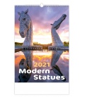 Wall calendar Modern Statues 2021