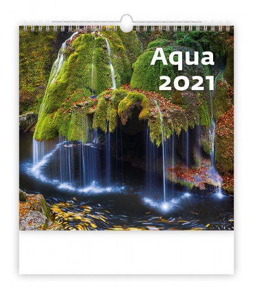 Wall calendar Aqua 2021