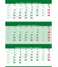 Nástěnný kalendář Tříměsíční zelený 2021