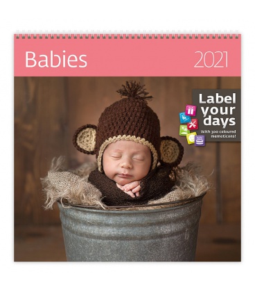 Wall calendar Babies 2021