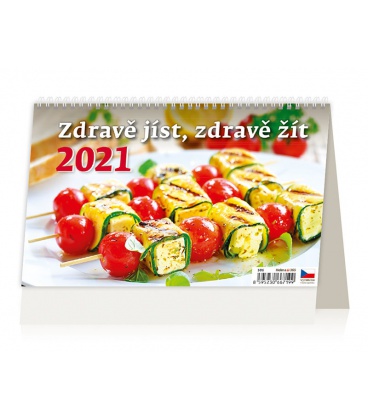 Tischkalender Zdravě jíst, zdravě žít 2021