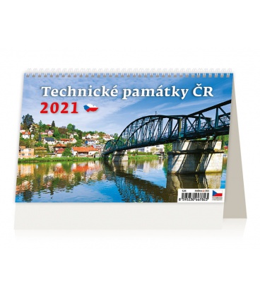 Tischkalender Technické památky ČR 2021