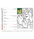 Tischkalender MiniMax Omalovánka/Maľovanky 2021