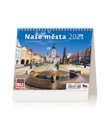 Table calendar MiniMax Naše města 2021