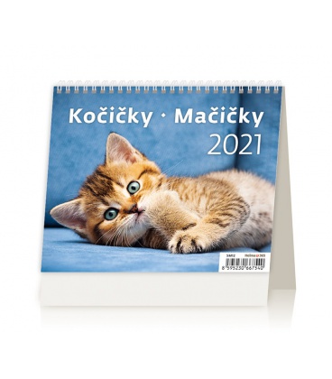 Table calendar MiniMax Kočičky/Mačičky 2021