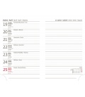Weekly Pocket Diary Black&White s poutkem na propisku black, white 2021