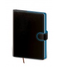 Weekly Pocket Diary Flip black, blue 2021