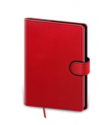 Pocket-Wochentagebuch-Terminplaner Flip rot, schwarz 2021
