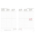 Replacement Diarium - diary Flip A5 L-423 weekly 2021