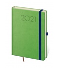 Weekly Diary A5 New Praga green, blue 2021