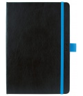 Tagebuch - Terminplaner A5 Nero schwarz, blau 2021
