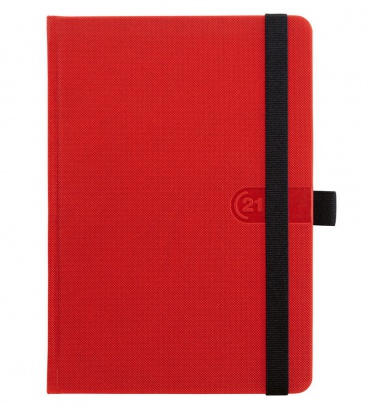Daily Diary A5 Trendy red, black 2021