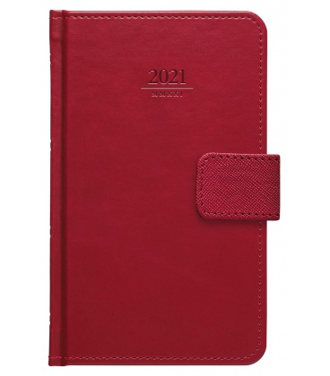 Weekly Pocket Diary Gemma s poutkem red 2021