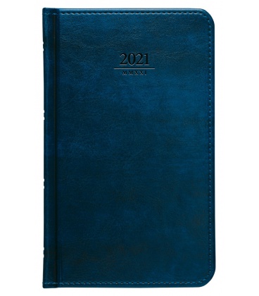 Weekly Pocket Diary Atlas blue 2021
