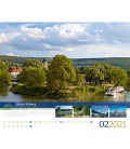 Nástěnný kalendář Cyklotrasy Německa / Deutschlands schönste Radfernwege Kalender 2021