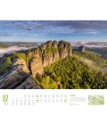 Nástěnný kalendář Nejkrásnější německé turistické stezky / Deutschland Wanderland - Die sc