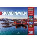 Nástěnný kalendář Skandinávie / Skandinavien Kalender 2021