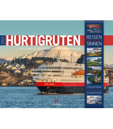 Wall calendar Hurtigruten - Norwegen Kalender 2021
