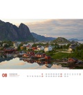 Wandkalender Hurtigruten - Norwegen Kalender 2021