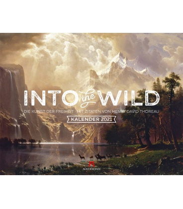 Nástěnný kalendář Do přírody - dobrodružství krajinomalby /Into the Wild - Abenteuer Lands