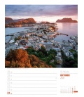 Nástěnný kalendář Skandinávie - týdenní plánovač / Skandinavien - Wochenplaner Kalender 20