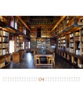 Wall calendar Welt der Bücher - Bibliotheken Kalender 2021