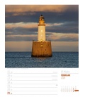 Nástěnný kalendář Skotsko - týdenní plánovač / Schottland - Wochenplaner Kalender 2021