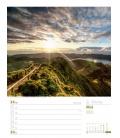 Wall calendar Poetische Landschaften - Wochenplaner Kalender 2021