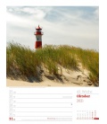 Wall calendar Am Meer - Wochenplaner Kalender 2021