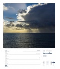 Nástěnný kalendář Pobřeží - týdenní plánovač / Am Meer - Wochenplaner Kalender 2021