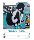 Nástěnný kalendář Street Art - týdenní plánovač / Street Art - Wochenplaner Kalender 2021
