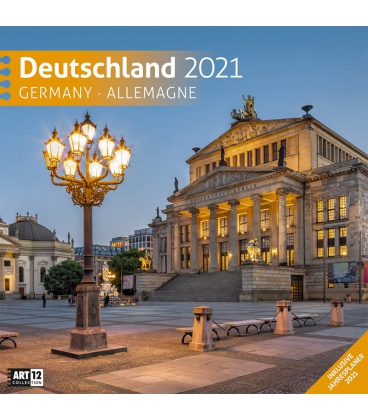 Wall calendar Deutschland Kalender 2021
