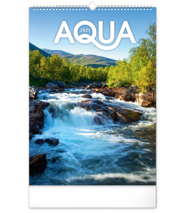 Wandkalender Aqua 2021