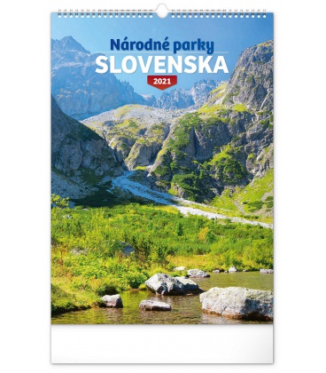 Wall calendar National Parks of Slovakia SK 2021