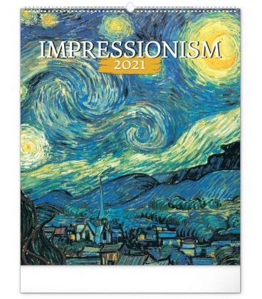 Wall calendar Impressionism 2021
